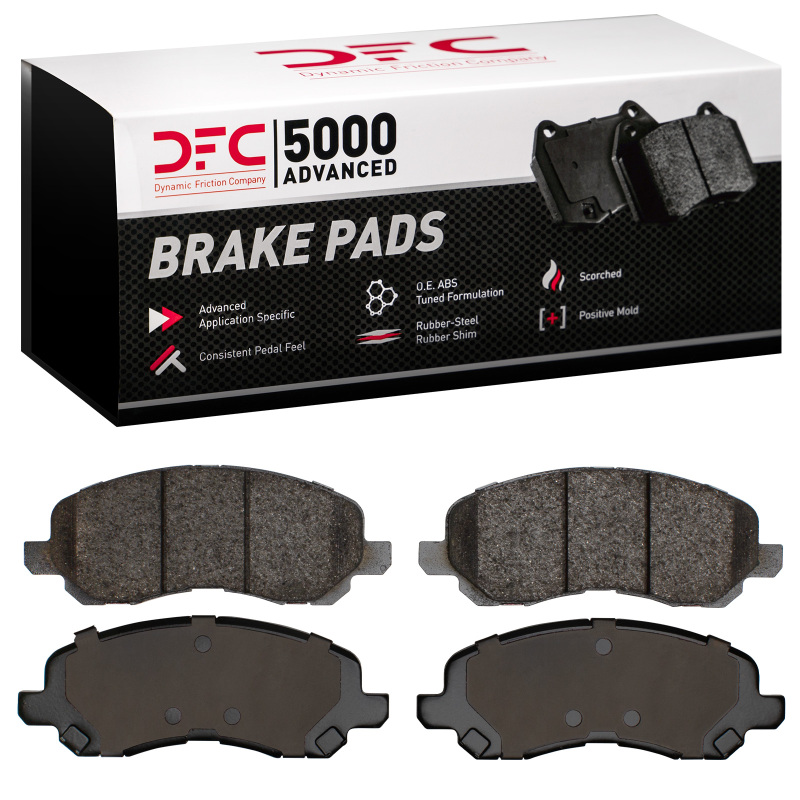 DFC 07-16 Chrysler Sebring Front 5000 Advanced Semi Metallic Brake Pads
