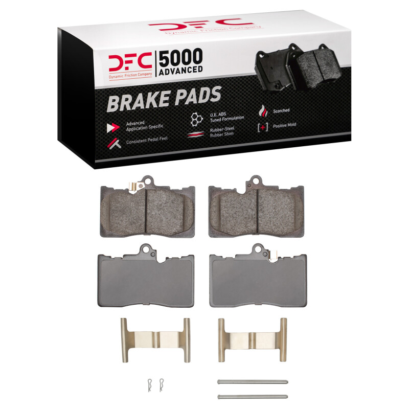 DFC 09-25 Lexus GS200T Front 5000 Advanced Ceramic Brake Pads and Hardware Kit