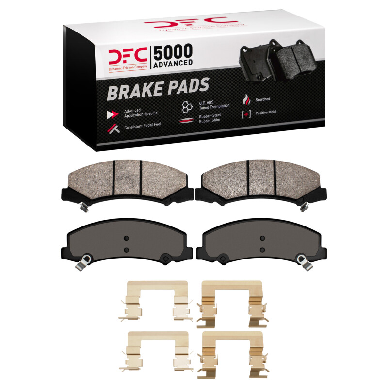DFC 06-16 Buick Lucerne Front 5000 Advanced Ceramic Brake Pads and Hardware Kit