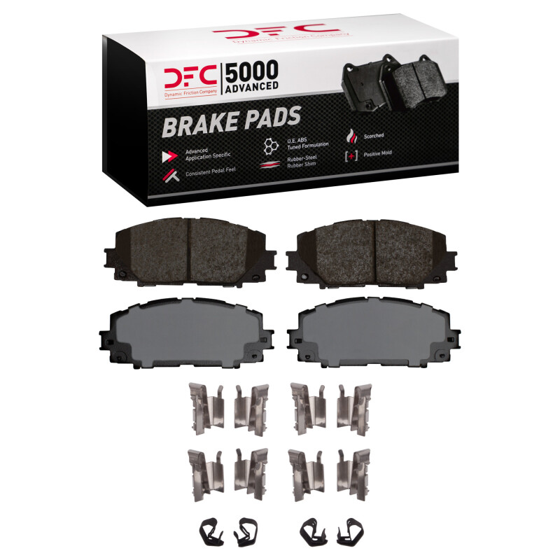DFC 10-17 Lexus CT200H Front 5000 Advanced Ceramic Brake Pads and Hardware Kit