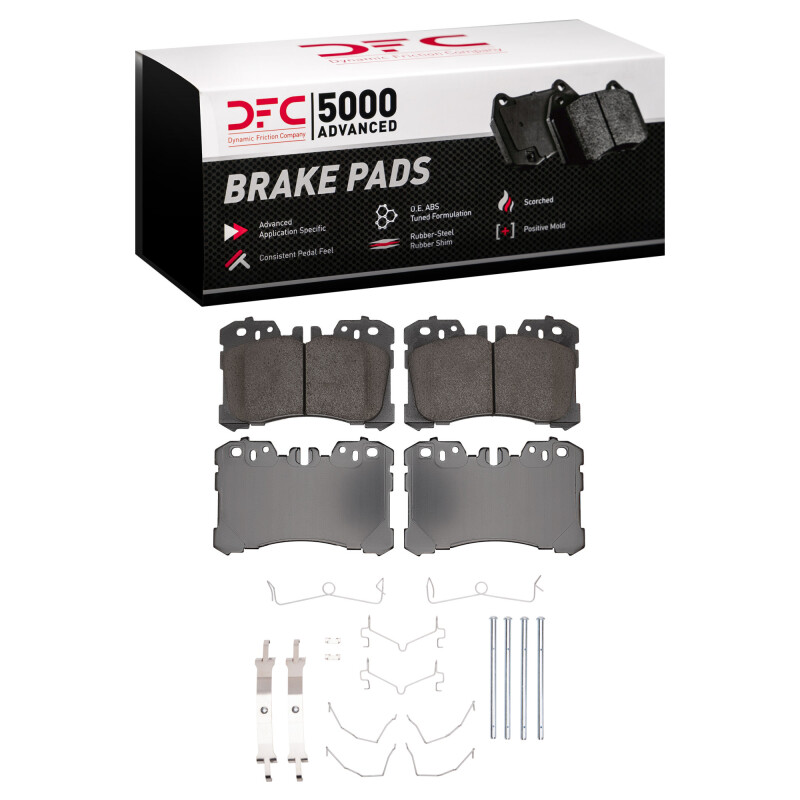 DFC 18-25 Lexus LS500 Front 5000 Advanced Ceramic Brake Pads and Hardware Kit
