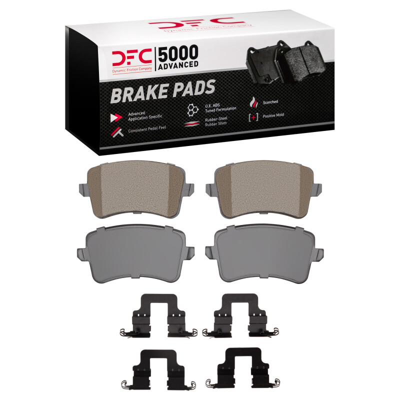 DFC 12-17 Audi A4 (USA/Canada) Rear 5000 Advanced Ceramic Brake Pads and Hardware Kit