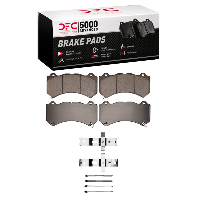 DFC 22-25 Rivian R1S Front 5000 Advanced Ceramic Brake Pads and Hardware Kit