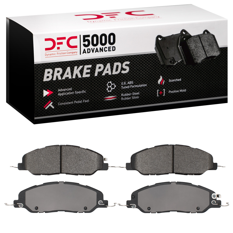 DFC 07-14 Ford Mustang Front 5000 Advanced Low Metallic Brake Pads