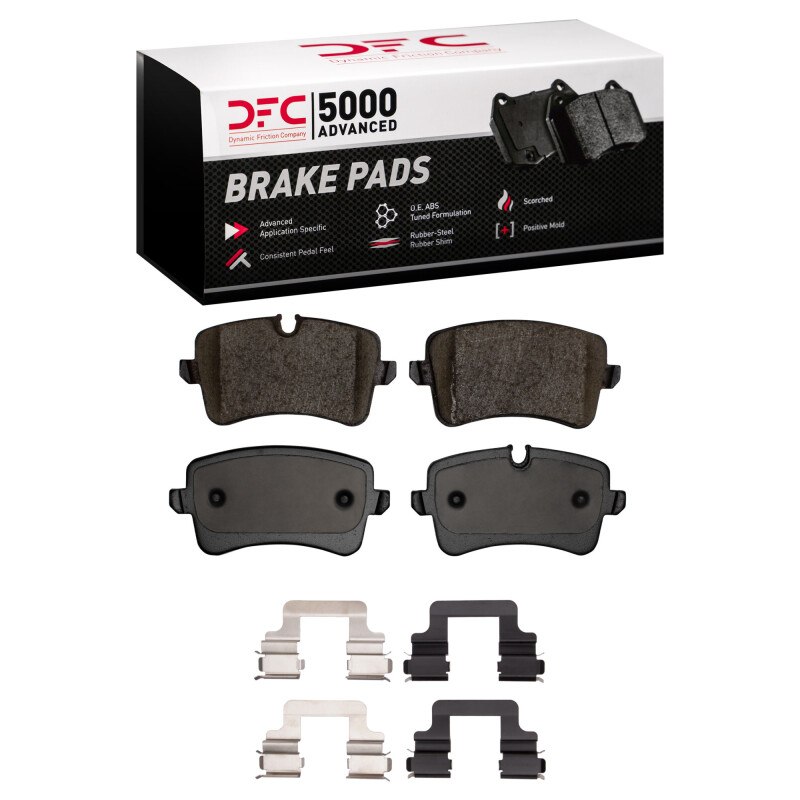 DFC 14-18 Audi A7 Quattro Rear 5000 Advanced Ceramic Brake Pads and Hardware Kit