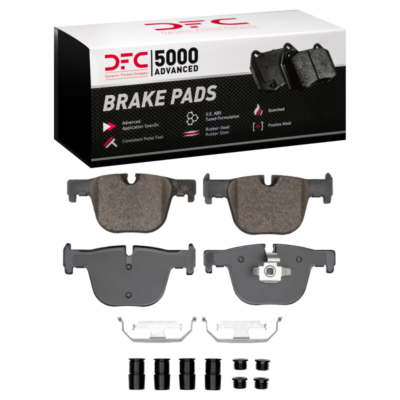 DFC 12-20 BMW 435i xDrive Gran Coupe Rear 5000 Advanced Ceramic Brake Pads and Hardware Kit