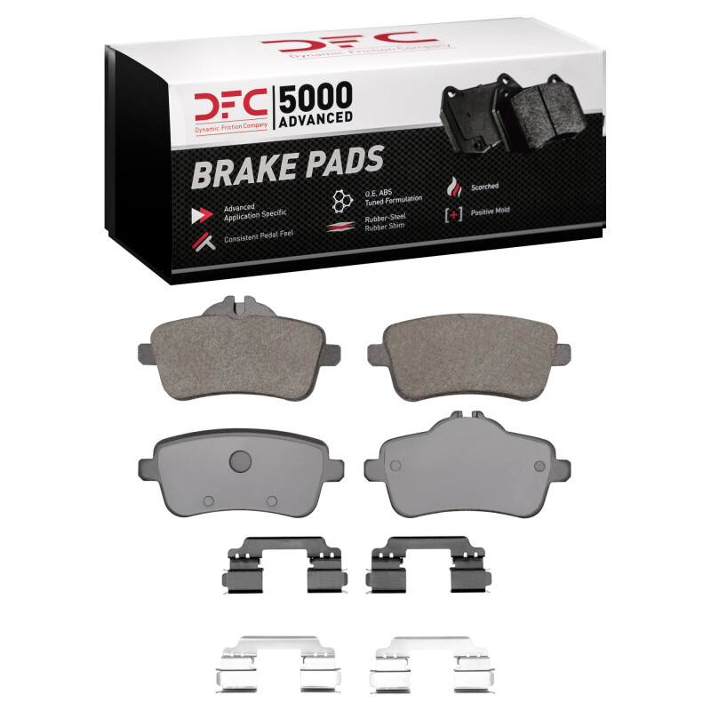 DFC 12-19 Mercedes-Benz GL450 Rear 5000 Advanced Ceramic Brake Pads and Hardware Kit