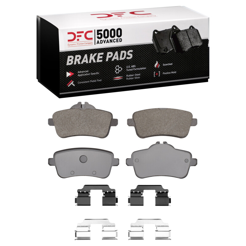 DFC 12-18 Mercedes-Benz GLE350 Rear 5000 Advanced Ceramic Brake Pads and Hardware Kit