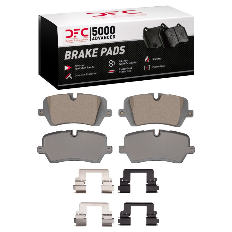 DFC 18-25 Land Rover Range Rover Sport Rear 5000 Advanced Ceramic Brake Pads and Hardware Kit