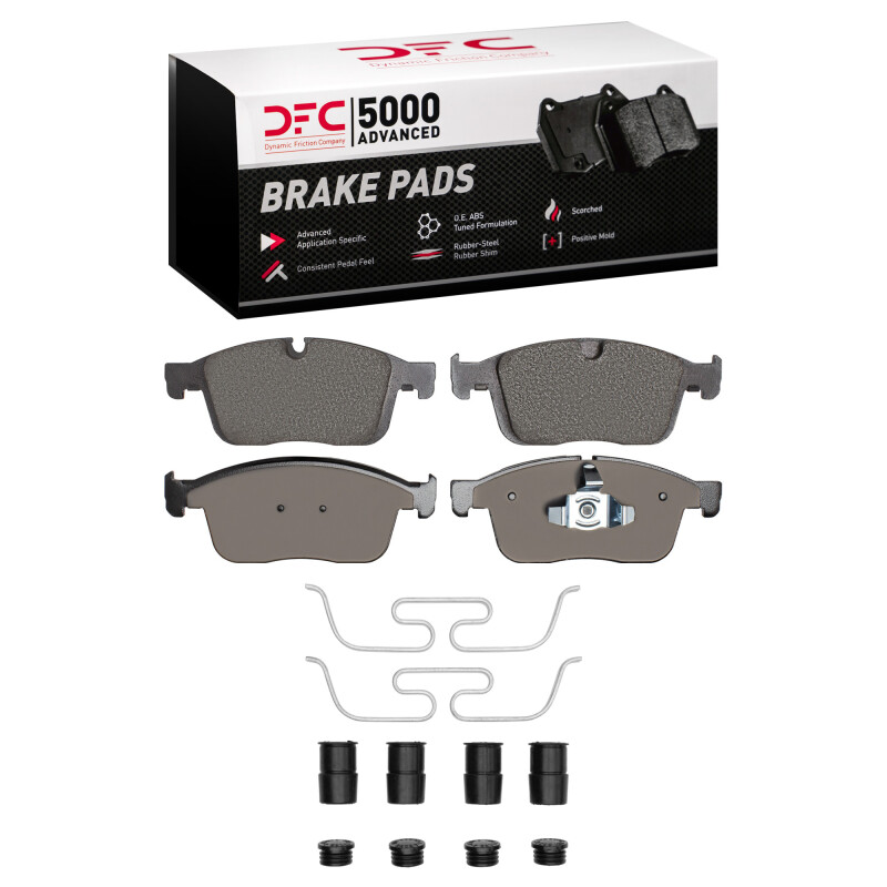 DFC 16-17 Volvo XC60 Front 5000 Advanced Ceramic Brake Pads and Hardware Kit
