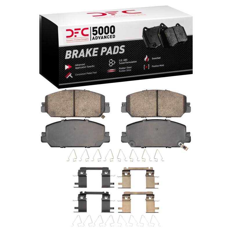 DFC 20-25 Acura ADX Front 5000 Advanced Ceramic Brake Pads and Hardware Kit