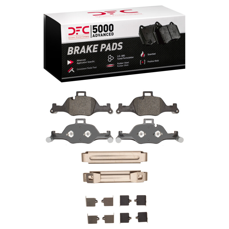 DFC 18-25 BMW 430i Front 5000 Advanced Low Metallic Brake Pads and Hardware Kit