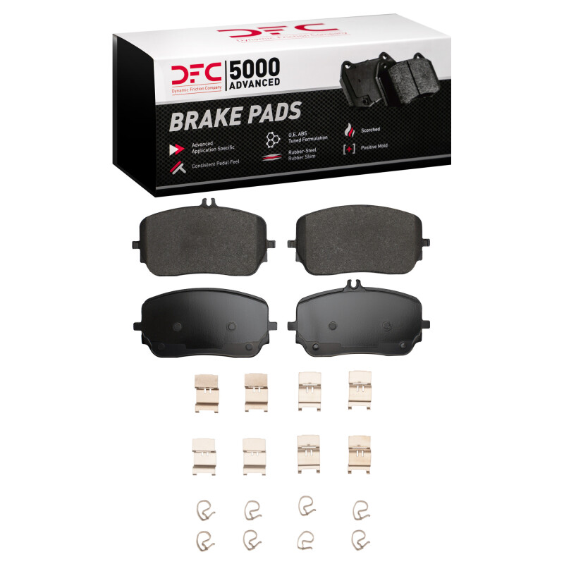 DFC 20-26 Mercedes-Benz GLE53 AMG SUV Front 5000 Advanced Low Metallic Brake Pads and Hardware Kit