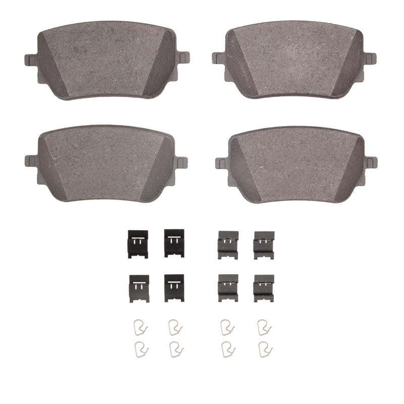 DFC 20-25 Mercedes-Benz EQB 300 Rear 5000 Advanced Low Metallic Brake Pads and Hardware Kit
