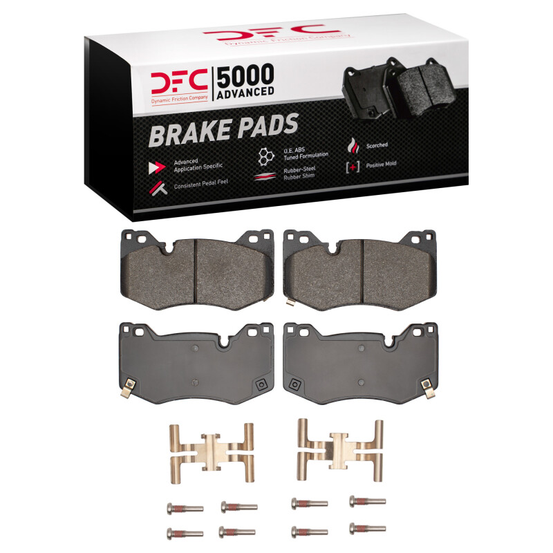DFC 20-25 Cadillac CT5 Front 5000 Advanced Low Metallic Brake Pads and Hardware Kit