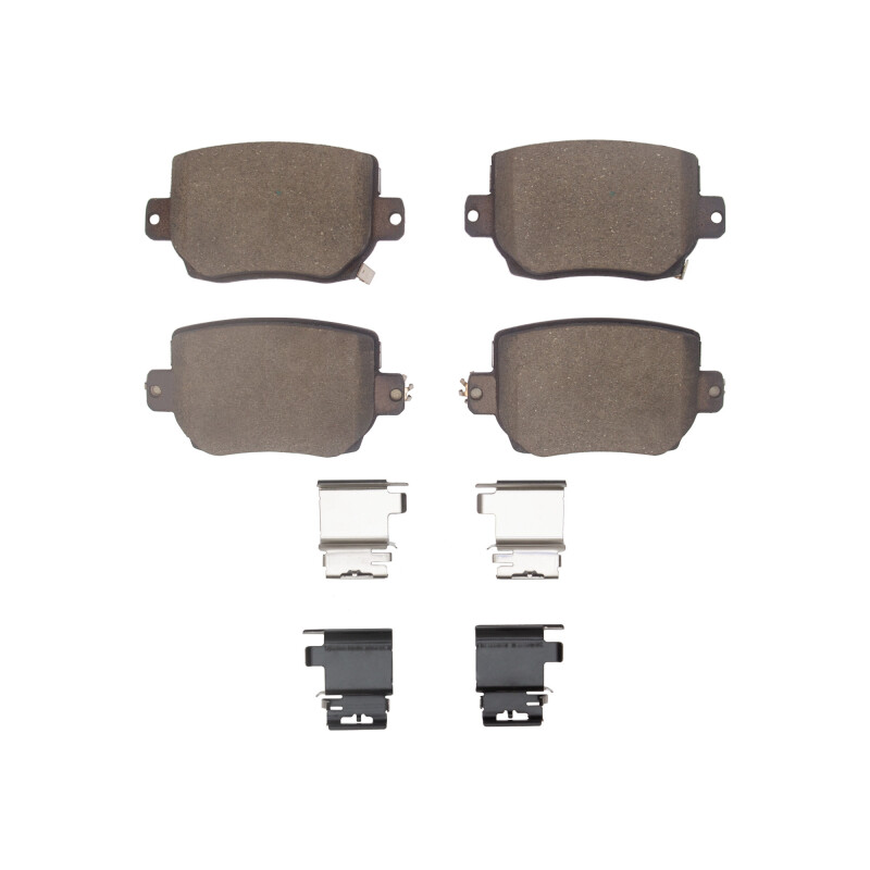 DFC 17-23 Tesla Model 3 Rear 5000 Advanced Low Metallic Brake Pads and Hardware Kit