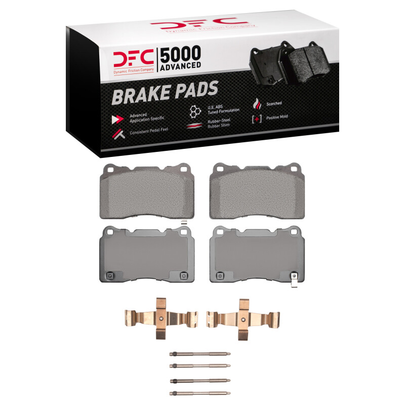 DFC 13-20 Buick Regal Sportback Front 5000 Advanced Ceramic Brake Pads and Hardware Kit