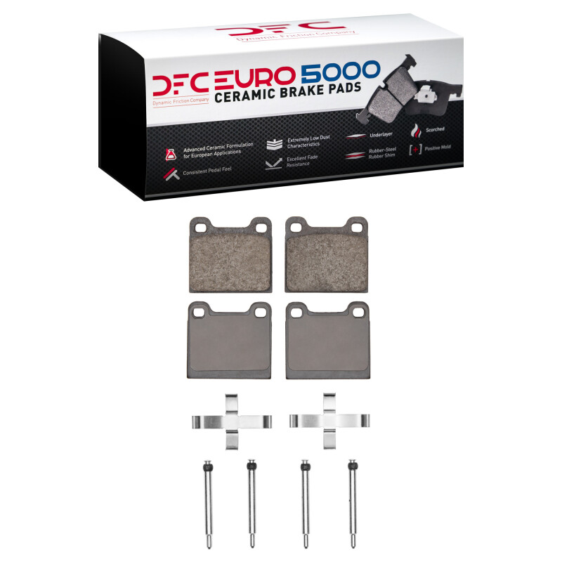 DFC 75-04 Volvo S70 Series Rear Euro 5000 Ceramic Brake Pads and Hardware Kit