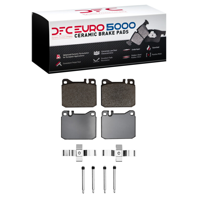DFC 73-79 Mercedes-Benz 280C Front Euro 5000 Ceramic Brake Pads and Hardware Kit