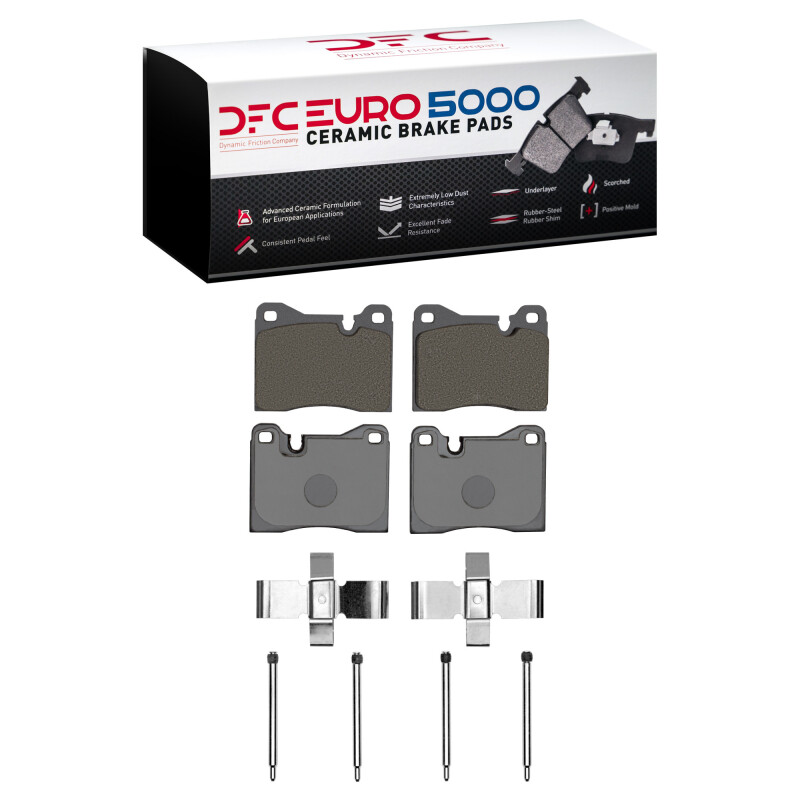 DFC 76-86 BMW 735i Front Euro 5000 Ceramic Brake Pads and Hardware Kit
