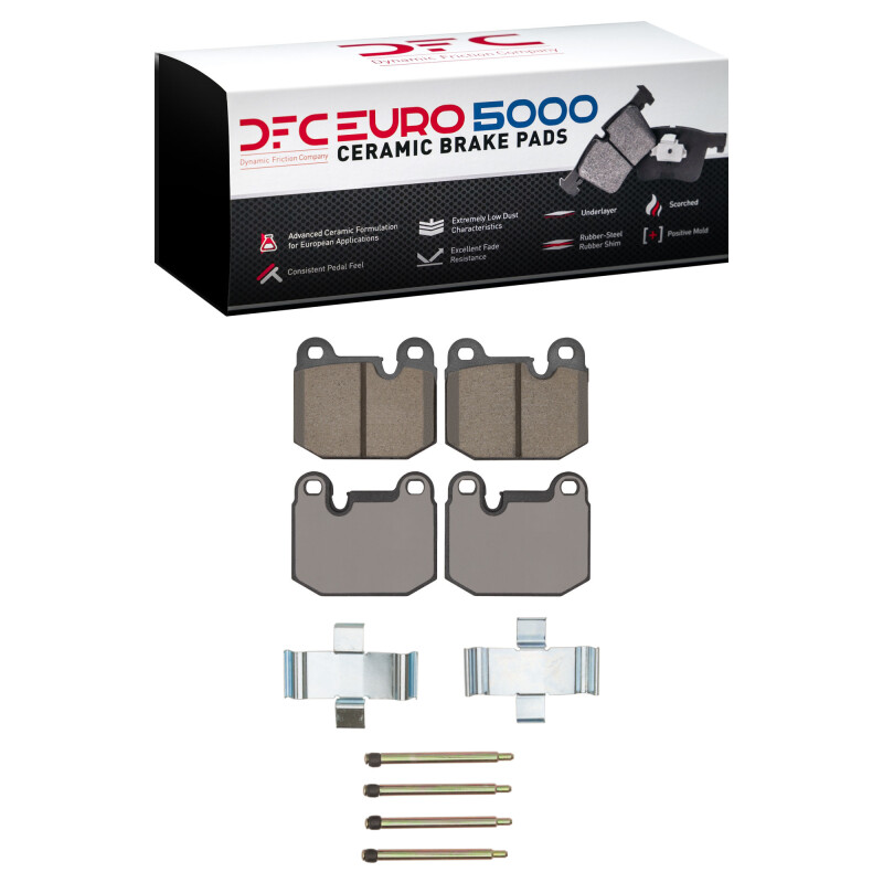 DFC 76-77 BMW 320I (USA/Canada) Front Euro 5000 Ceramic Brake Pads and Hardware Kit
