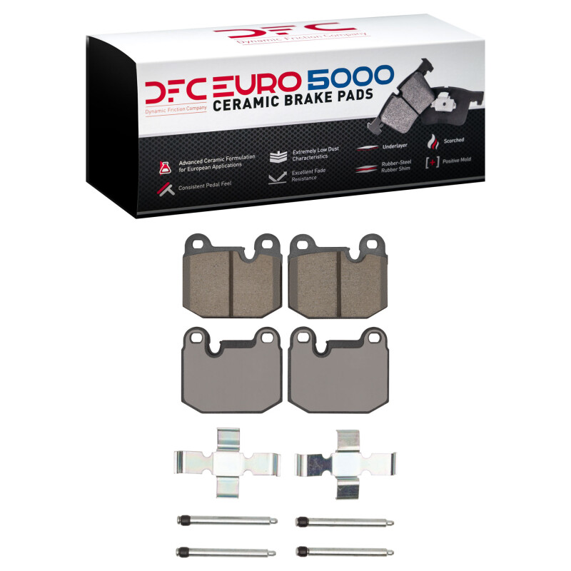 DFC 77-83 BMW 320I (USA/Canada) Front Euro 5000 Ceramic Brake Pads and Hardware Kit