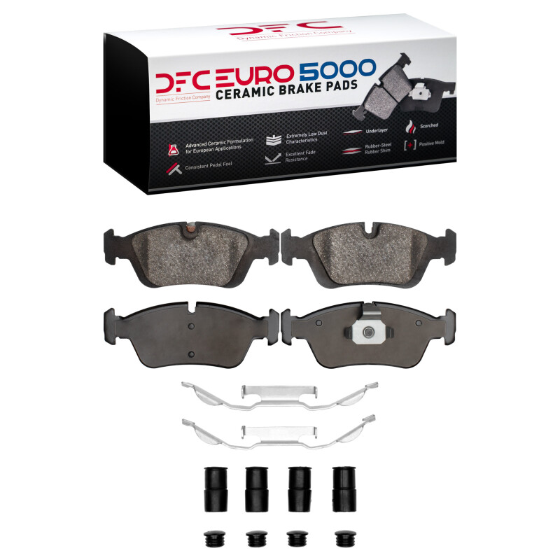 DFC 92-8 BMW 325is Front Euro 5000 Ceramic Brake Pads and Hardware Kit