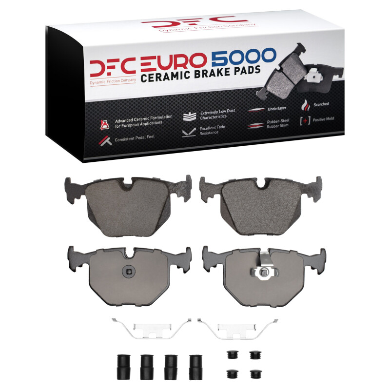 DFC 91-10 BMW M5 Rear Euro 5000 Ceramic Brake Pads and Hardware Kit