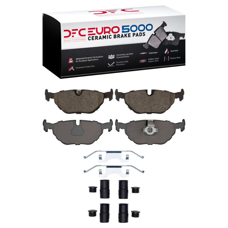 DFC 96-03 BMW 525I (USA/Canada) Rear Euro 5000 Ceramic Brake Pads and Hardware Kit
