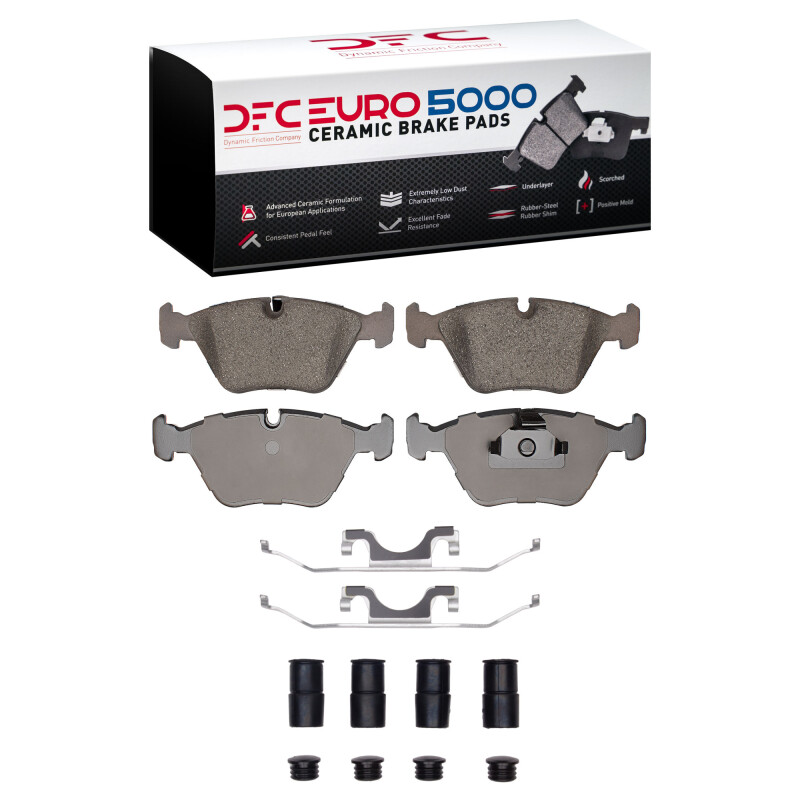 DFC 96-03 BMW 525I (USA/Canada) Front Euro 5000 Ceramic Brake Pads and Hardware Kit