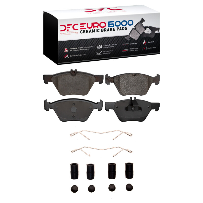 DFC 96-08 Chrysler Crossfire Front Euro 5000 Ceramic Brake Pads and Hardware Kit