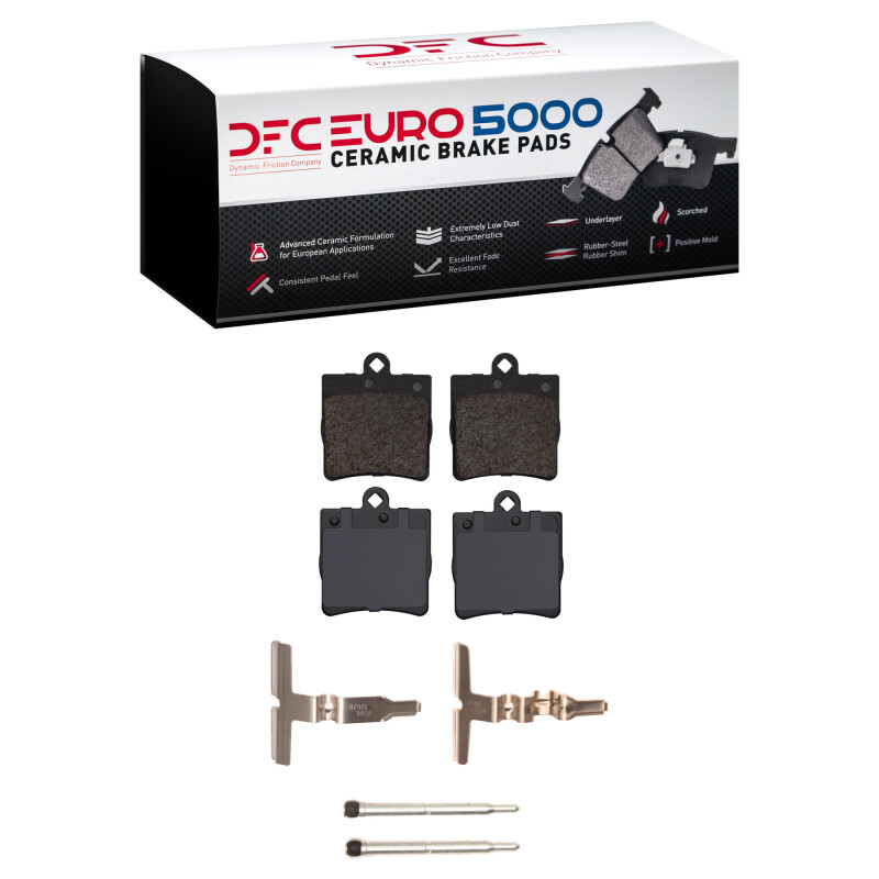DFC 96-15 Chrysler Crossfire Rear Euro 5000 Ceramic Brake Pads and Hardware Kit