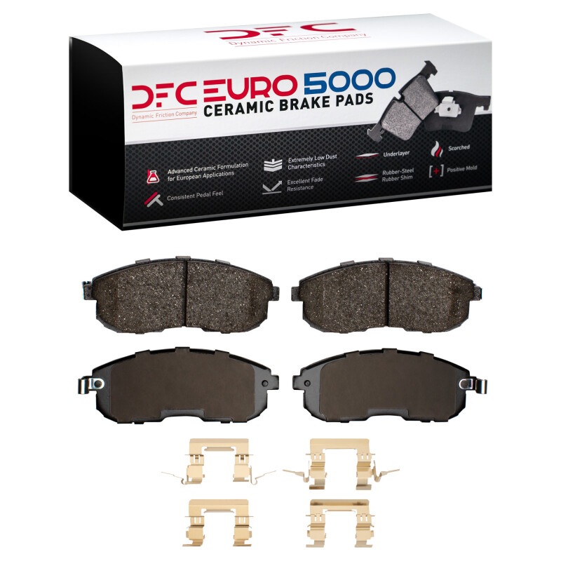 DFC 99-19 Infiniti I30 Front Euro 5000 Ceramic Brake Pads and Hardware Kit