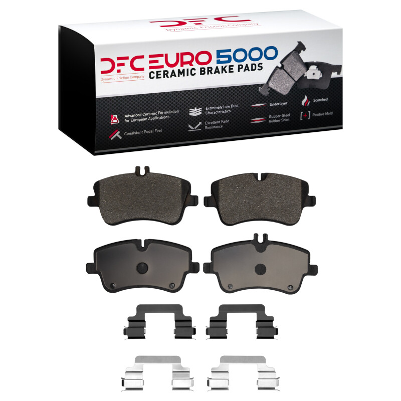 DFC 01-15 Mercedes-Benz C280 Front Euro 5000 Ceramic Brake Pads and Hardware Kit