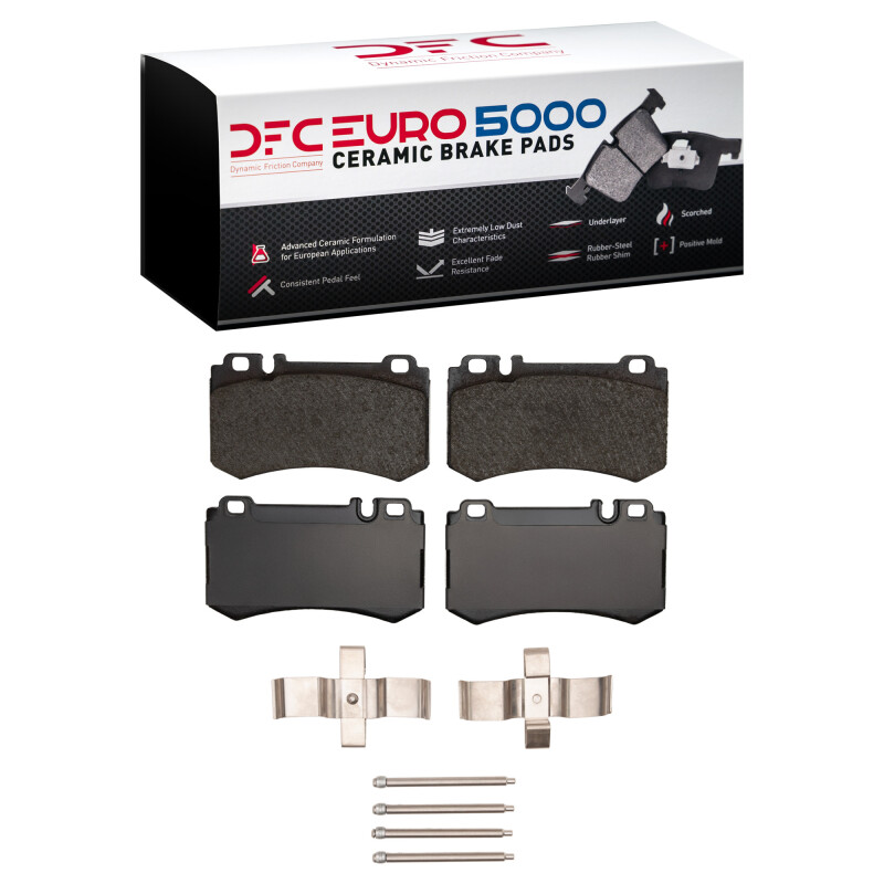 DFC 03-11 Mercedes-Benz CL600 Rear Euro 5000 Ceramic Brake Pads and Hardware Kit