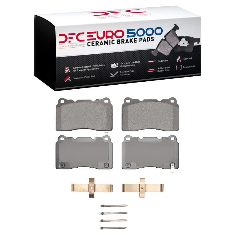 DFC 04-08 Acura TL Front Euro 5000 Ceramic Brake Pads and Hardware Kit