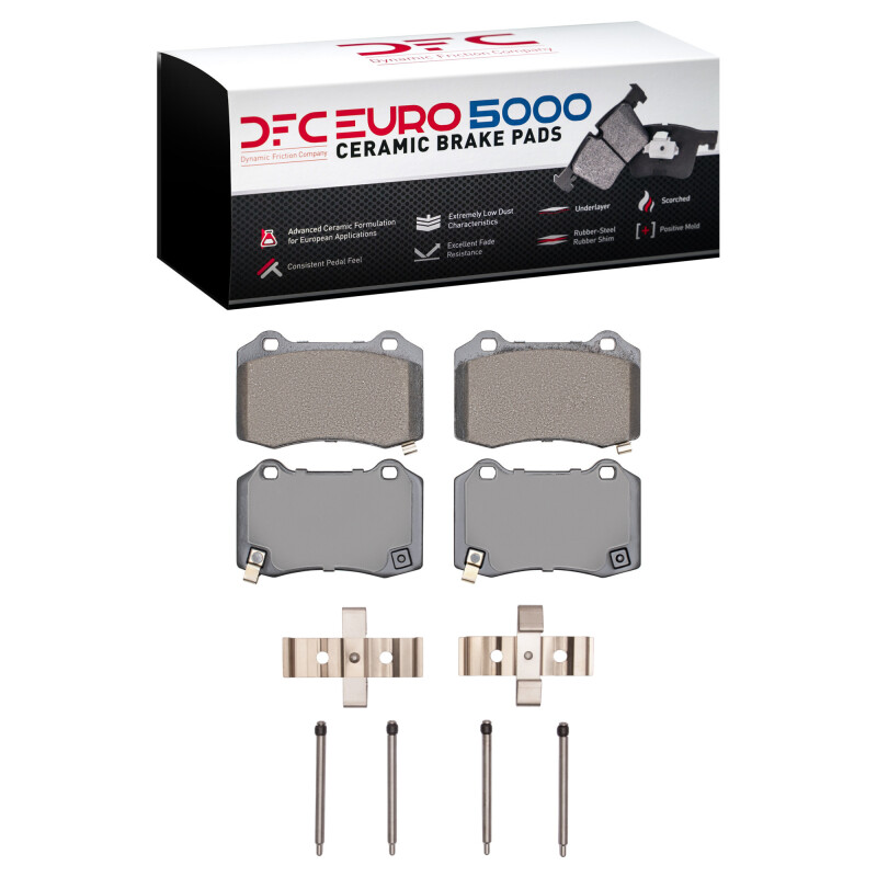 DFC 04-24 Cadillac CTS Rear Euro 5000 Ceramic Brake Pads and Hardware Kit
