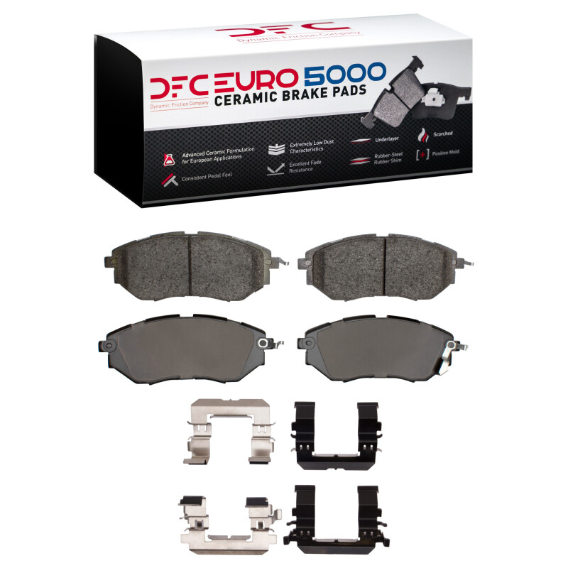 DFC 05-21 Subaru Outback Front Euro 5000 Ceramic Brake Pads and Hardware Kit