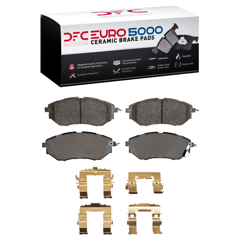 DFC 15-15 Subaru Legacy Front Euro 5000 Ceramic Brake Pads and Hardware Kit