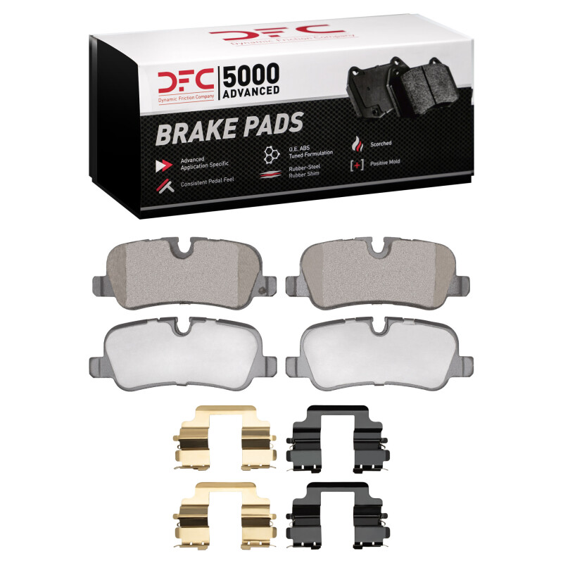 DFC 10-13 Land Rover Range Rover Sport Rear Euro 5000 Ceramic Brake Pads and Hardware Kit