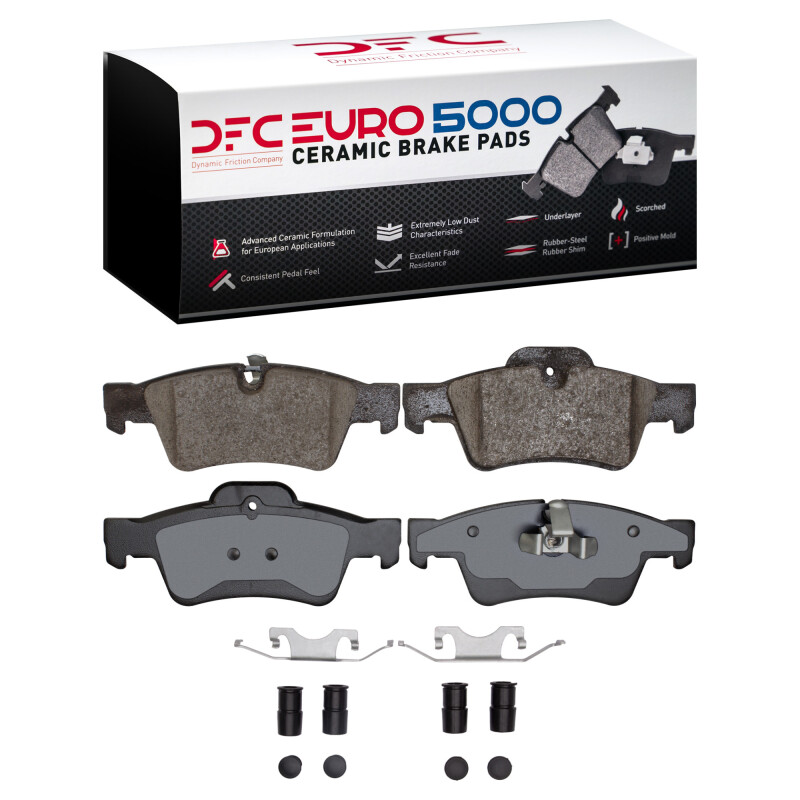 DFC 05-18 Mercedes-Benz GL320 Rear Euro 5000 Ceramic Brake Pads and Hardware Kit