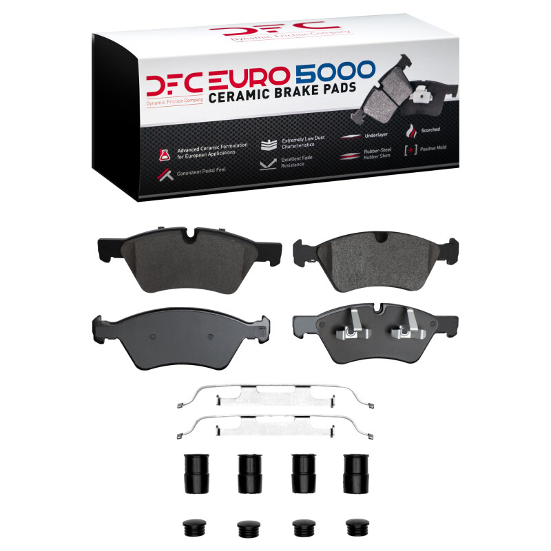 DFC 05-12 Mercedes-Benz R320 Front Euro 5000 Ceramic Brake Pads and Hardware Kit