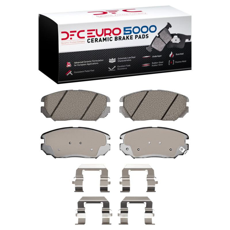 DFC 10-20 Buick Allure Front Euro 5000 Ceramic Brake Pads and Hardware Kit