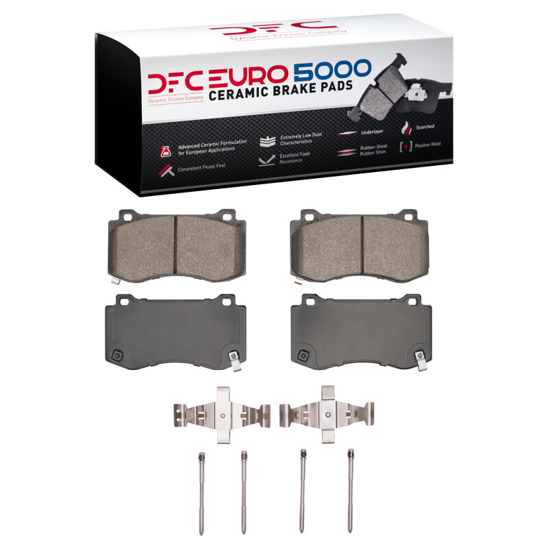 DFC 05-23 Chrysler 300 Front Euro 5000 Ceramic Brake Pads and Hardware Kit