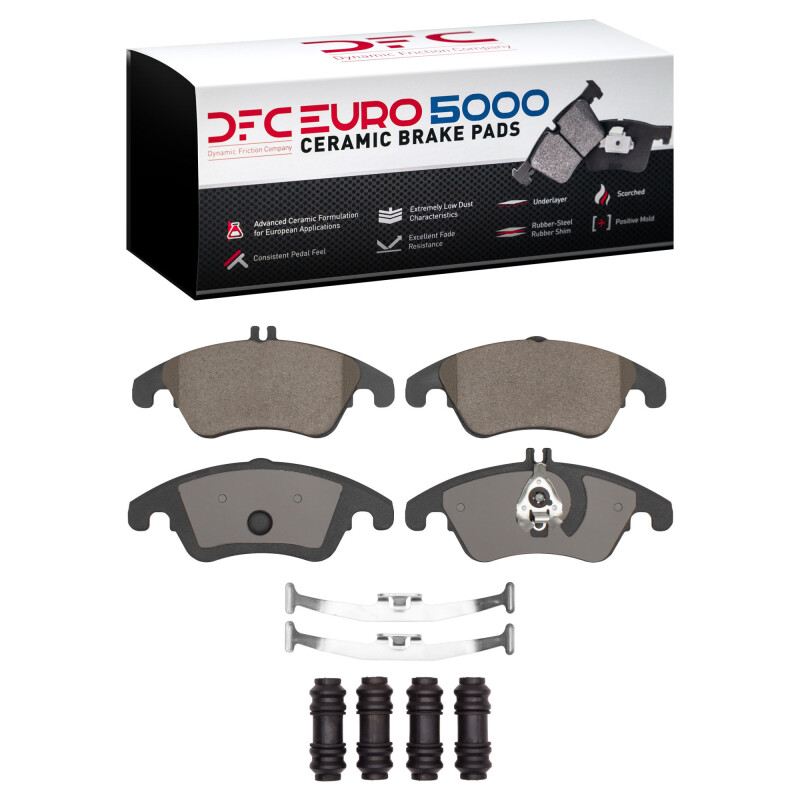 DFC 08-20 Mercedes-Benz SLK300 Front Euro 5000 Ceramic Brake Pads and Hardware Kit