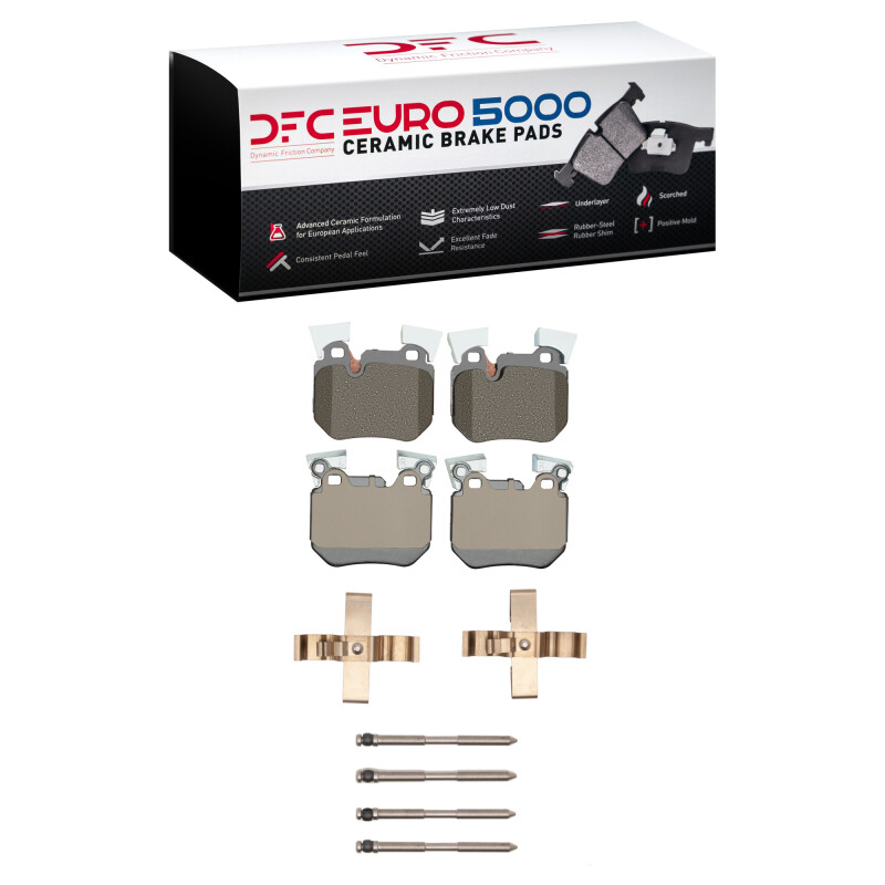 DFC 06-13 BMW 135I Rear Euro 5000 Ceramic Brake Pads and Hardware Kit