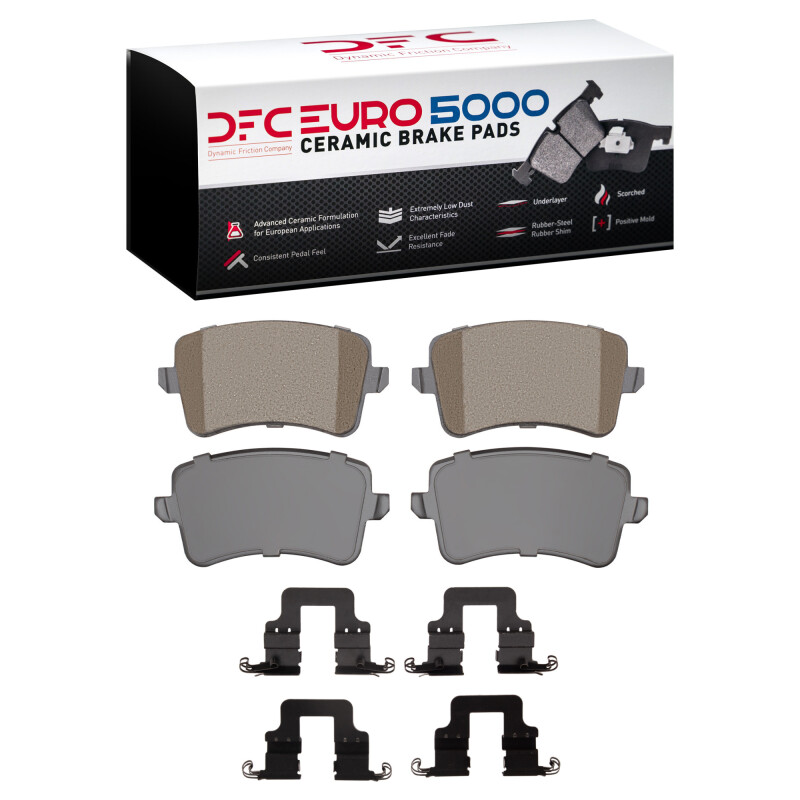 DFC 08-17 Audi A4 (USA/Canada) Rear Euro 5000 Ceramic Brake Pads and Hardware Kit