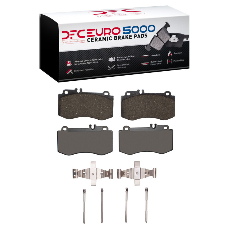 DFC 10-17 Mercedes-Benz CLS400 Front Euro 5000 Ceramic Brake Pads and Hardware Kit