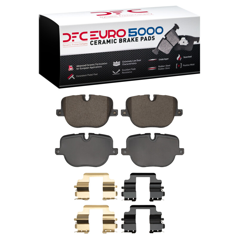 DFC 10-13 Land Rover Range Rover Sport Rear Euro 5000 Ceramic Brake Pads and Hardware Kit