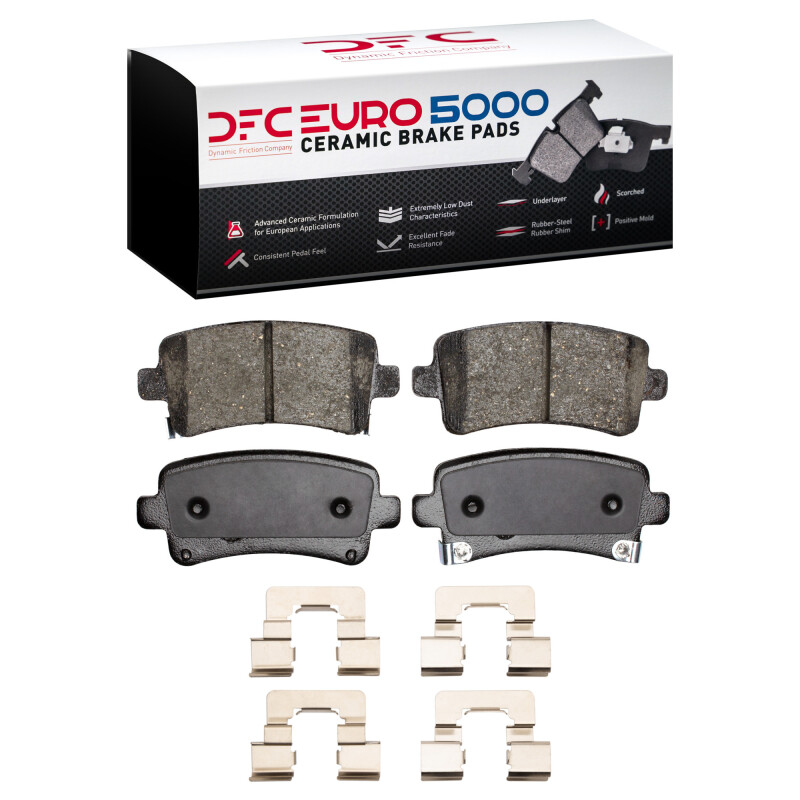 DFC 11-16 Buick LaCrosse Rear Euro 5000 Ceramic Brake Pads and Hardware Kit